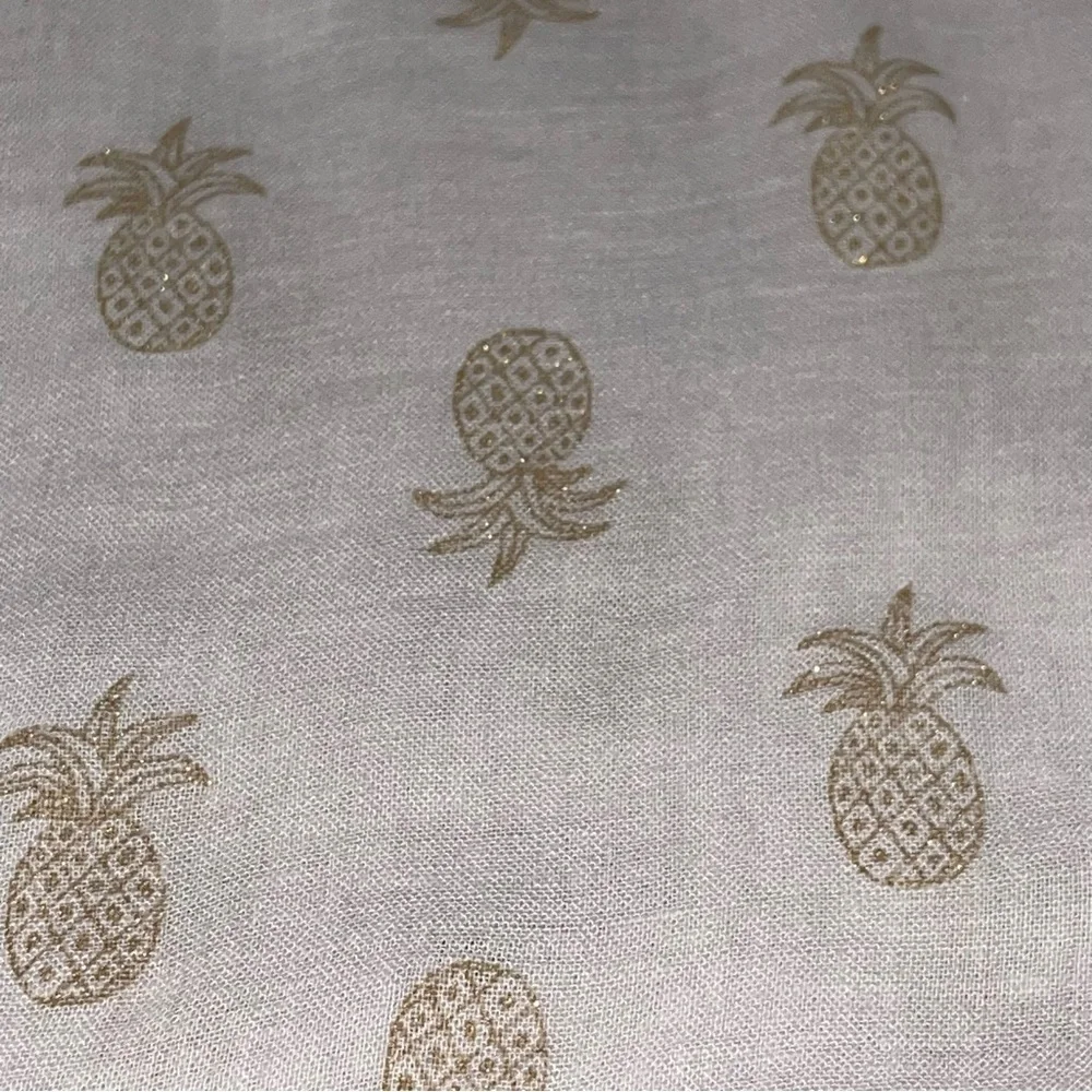 RAILS Charli Gold Pineapple Print Button-Down Shirt Size XS - Picture 12 of 12